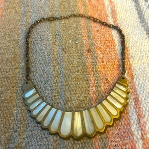 Abalone shell Anthropologie necklace